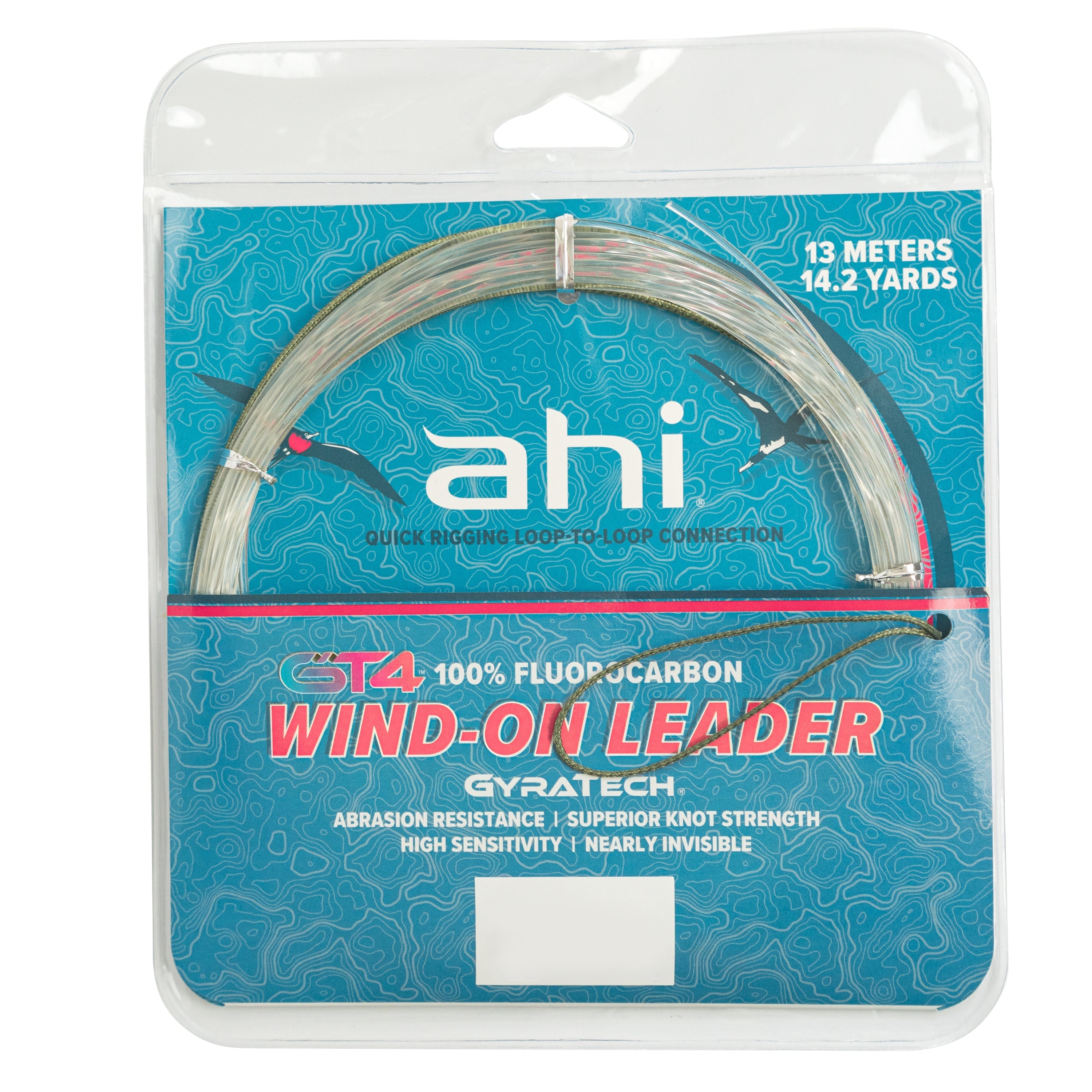 Ahi WIND-ON Fluorocarbon Leader 14.2yards 13meters