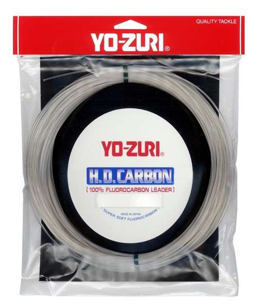 Yo-Zuri H.D. Carbon Fluorocarbon Leader Clear 100yd