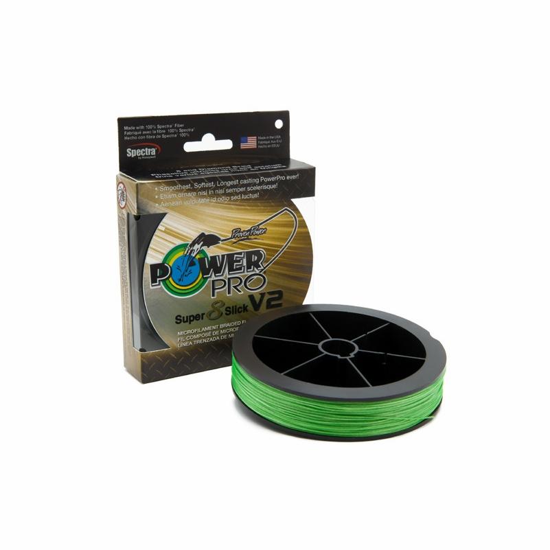 Power Pro Super Slick V2 8-Stand Braided Line 1500yd Spools