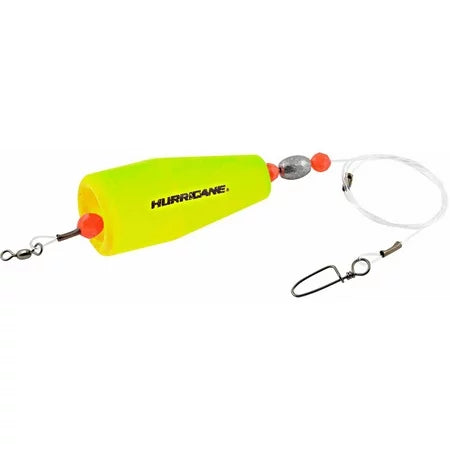 Hurricane Popping Rig 3" Float 3/4oz Chartreuse