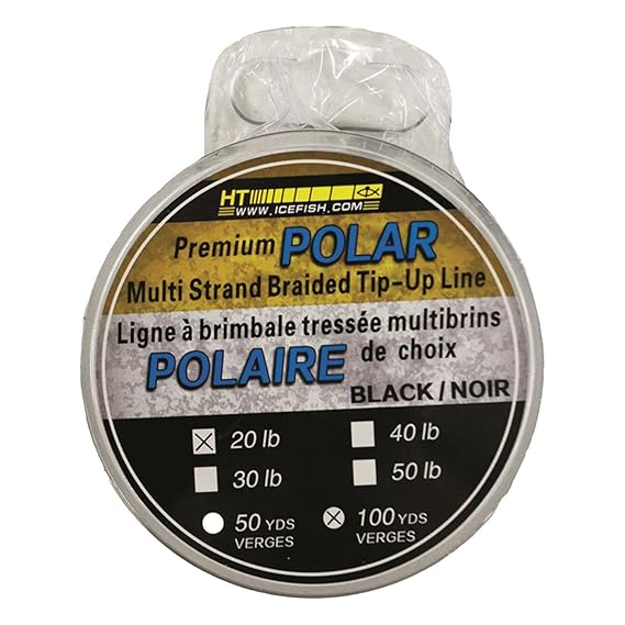 HT IL-1020 Polar Ice Braided Line 20# 100YD