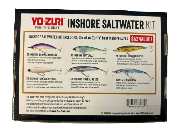 Yo-Zuri Inshore Saltwater 5pc Lure Kit