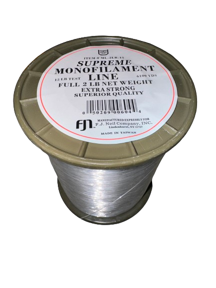  SF Monofilament Fishing Line Premium Spool X-Strong Mono Nylon  Material Leader Line Clear for Saltwater Freshwater 8LB : Sports & Outdoors