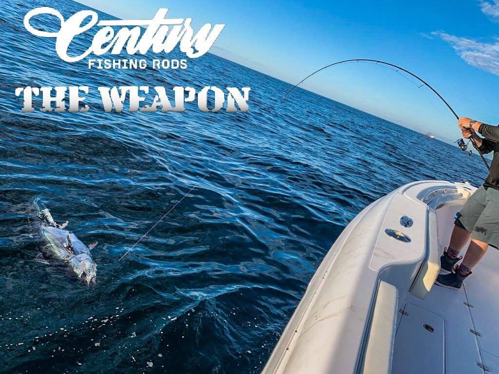 Century Rods The Weapon Jr Mag Spinning Rod 7'10 1pc, 1/4-3oz, Up to 30#  ISS945XSS MAG