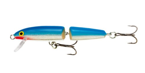 Rapala Jointed Minnow, 3 1/2" 1/4 oz, Blue, Floating