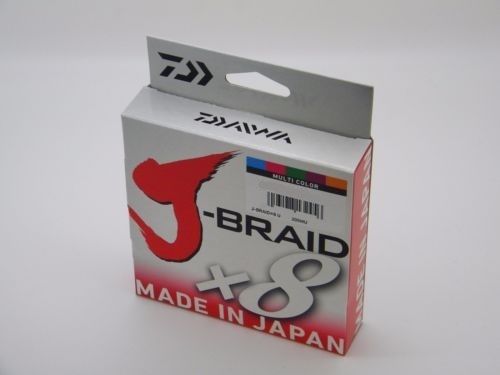 Daiwa J-Braid x8 Braid Line 300 Metre Spool Multicoloured