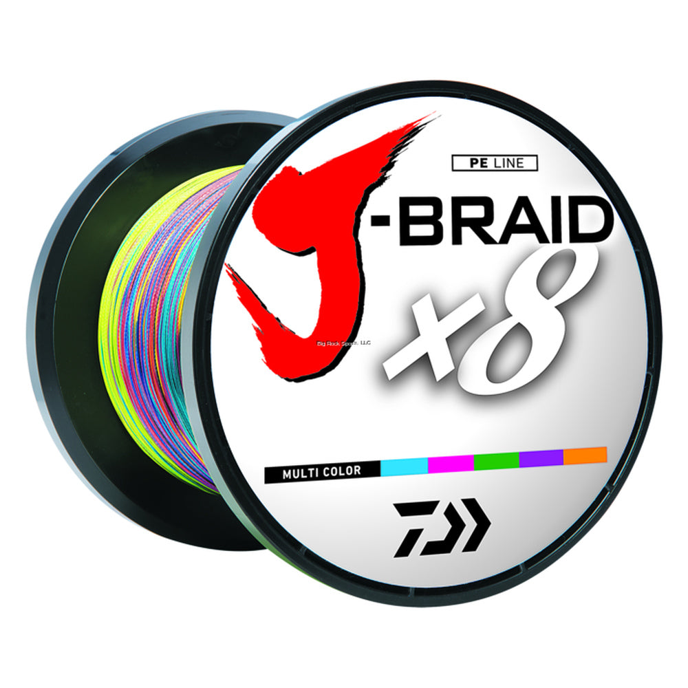 Daiwa J-Braid x8 8 Strand Braided Line (328, 548, 3300 Yards)