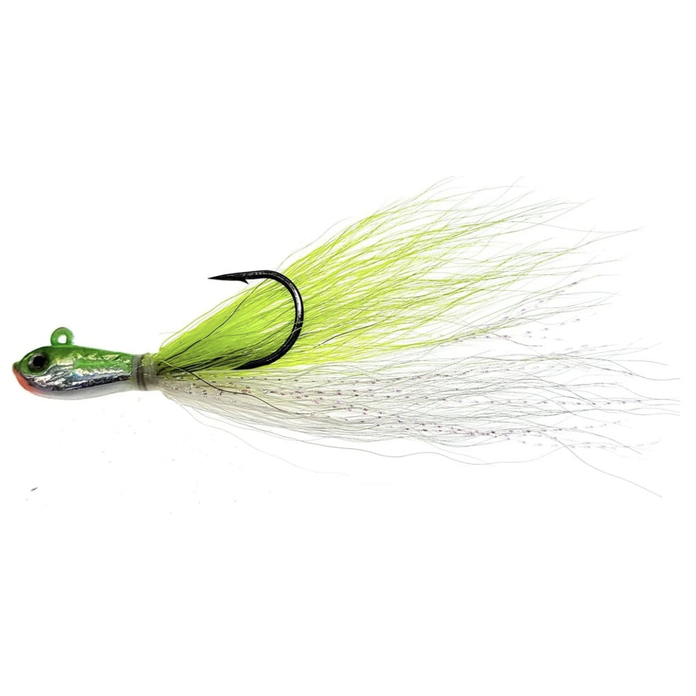 Danielson Bucktail Jig 1/4oz Chartreuse