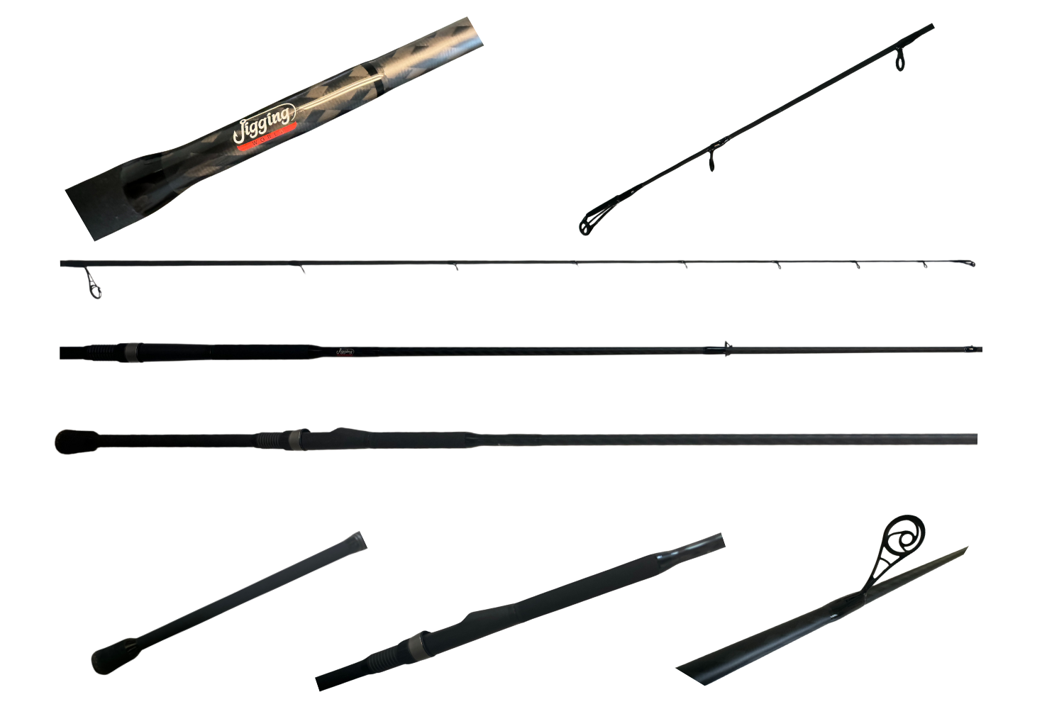 Jigging World Custom Black Out Night Ranger Spinning Rod