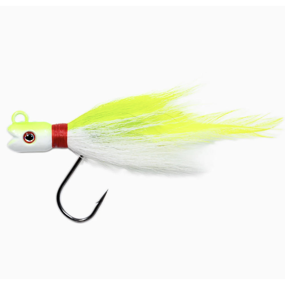 Dark Matter John Skinner Swing Hook Striped Bass Bucktail
