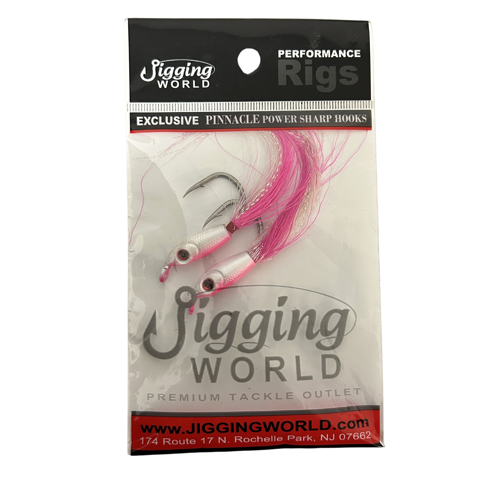 Jigging World Fluke Candy Teasers with Bucktail (2pk, Assorted Colors)