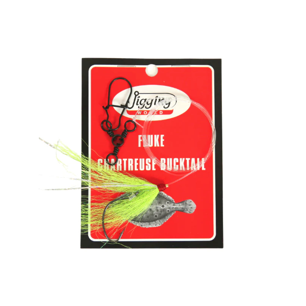 Jigging World Fluke Rig with Bucktail