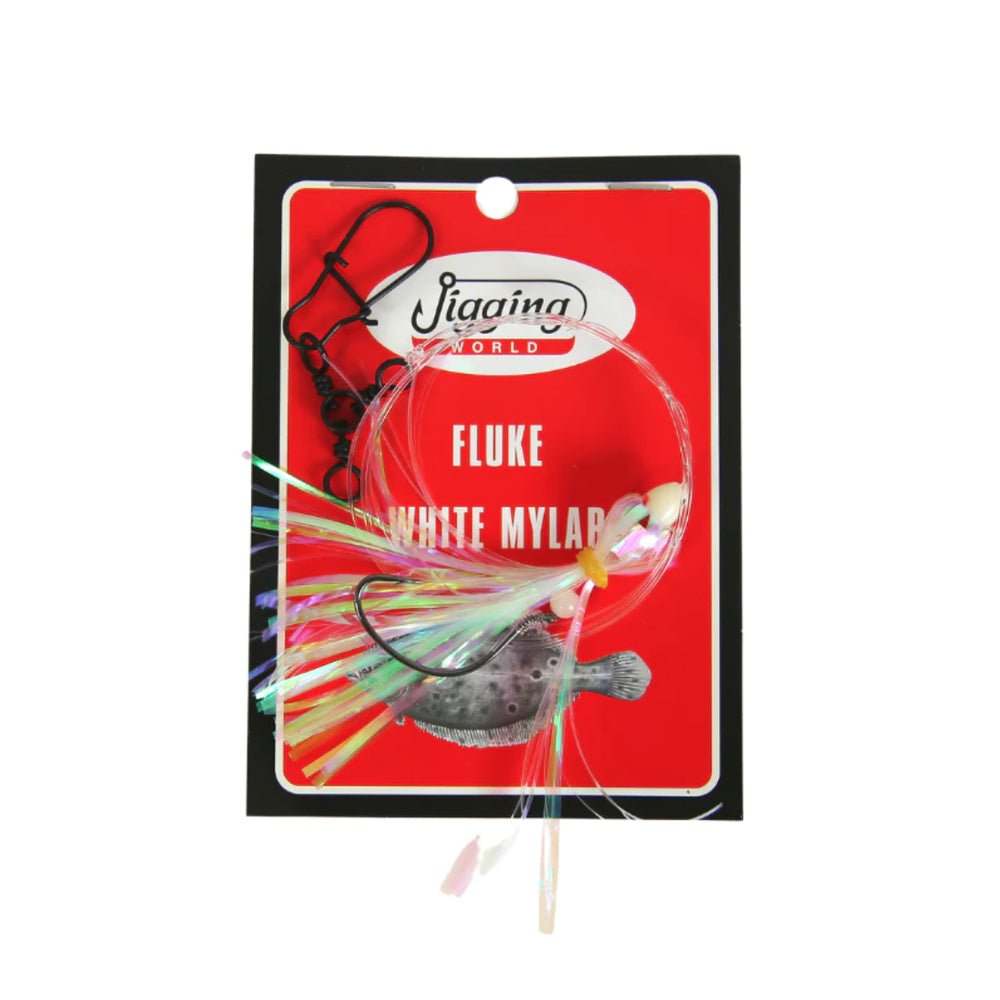 Jigging World Fluke Rig with Mylar