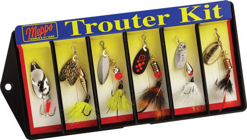 best mepps trout lure Assortment Trouter Kit, Size 0 & 1 Hook, Treble SPOOL+CAPACITY_specs006:PE 4/400m; 5/300m SHIMANO 22 Stella C2000SHG copper or polished brass Color:PHX-SX-S1108-2