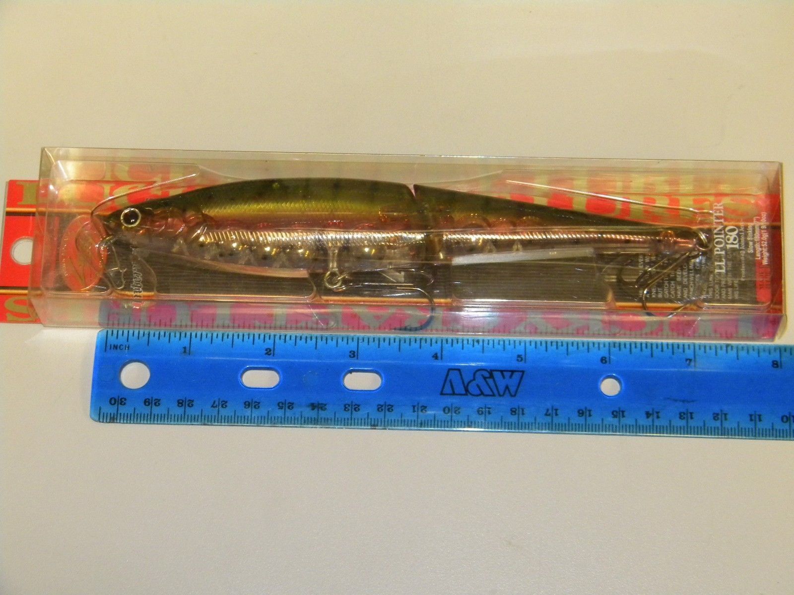 Lucky Craft LL Pointer 180 Narrow Jointed Striper Muskie Lure Ghost Rainbow