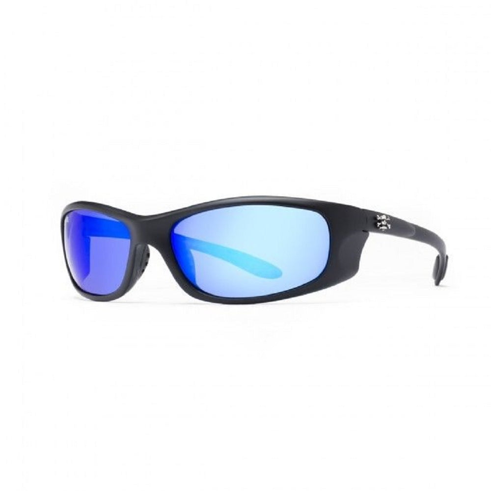 Calcutta Los Cabos Polarized Sunglasses Black/Blue Mirror Lens LC1BM