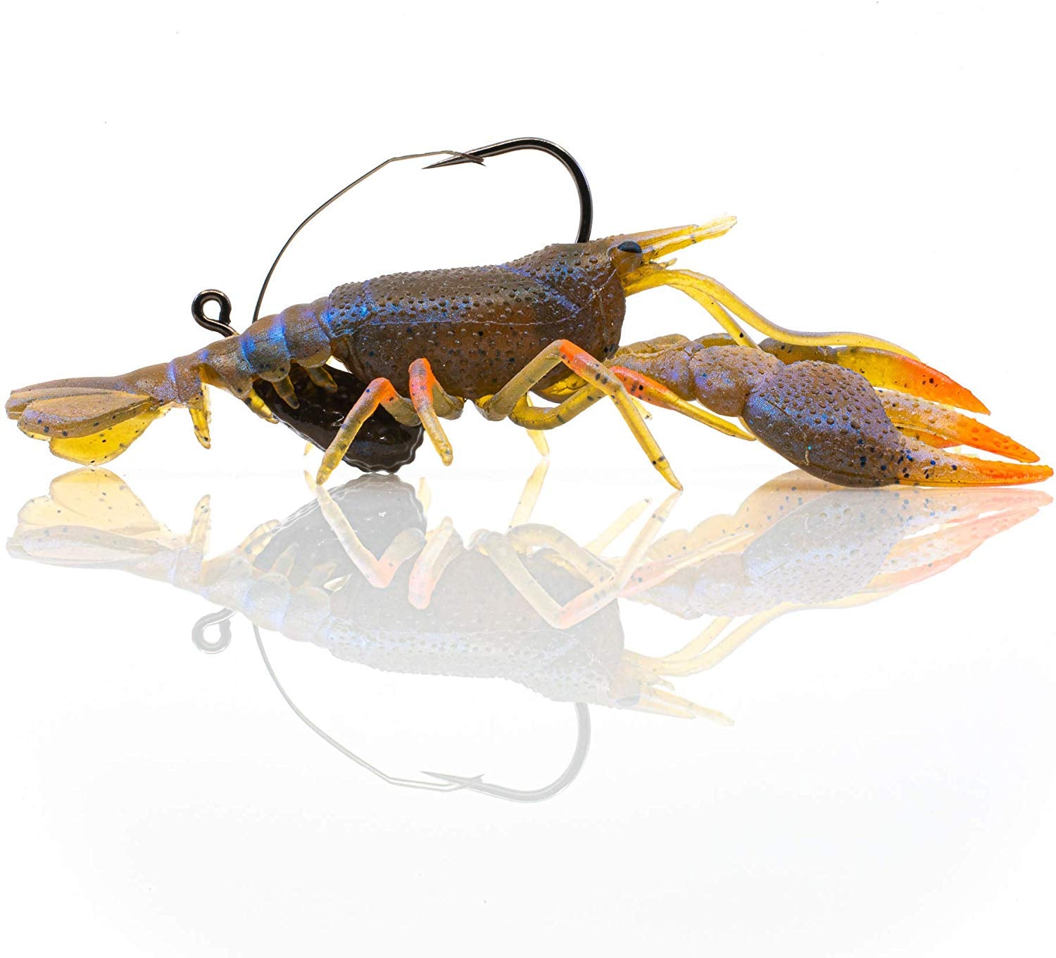 A Closer Look at the Chasebaits Mudbug - Realistic Bass Fishing Crawfish  Creature Lure Bait 
