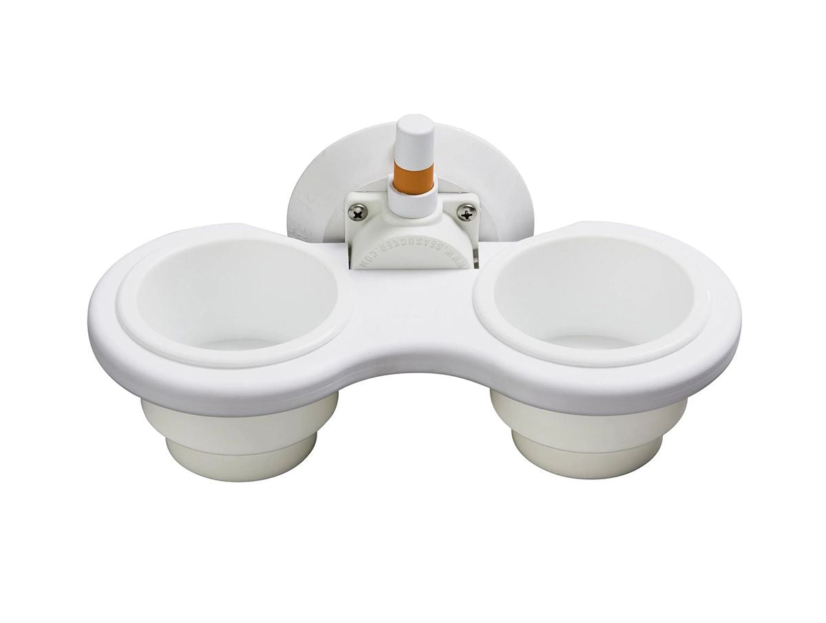 SeaSucker 2-Cup Holder Vertical (White)