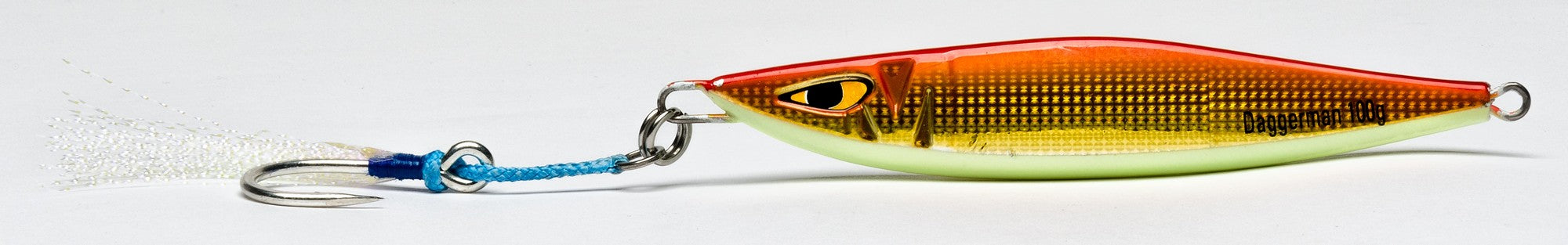 Mustad Daggerman Jig 320g Orange Gold