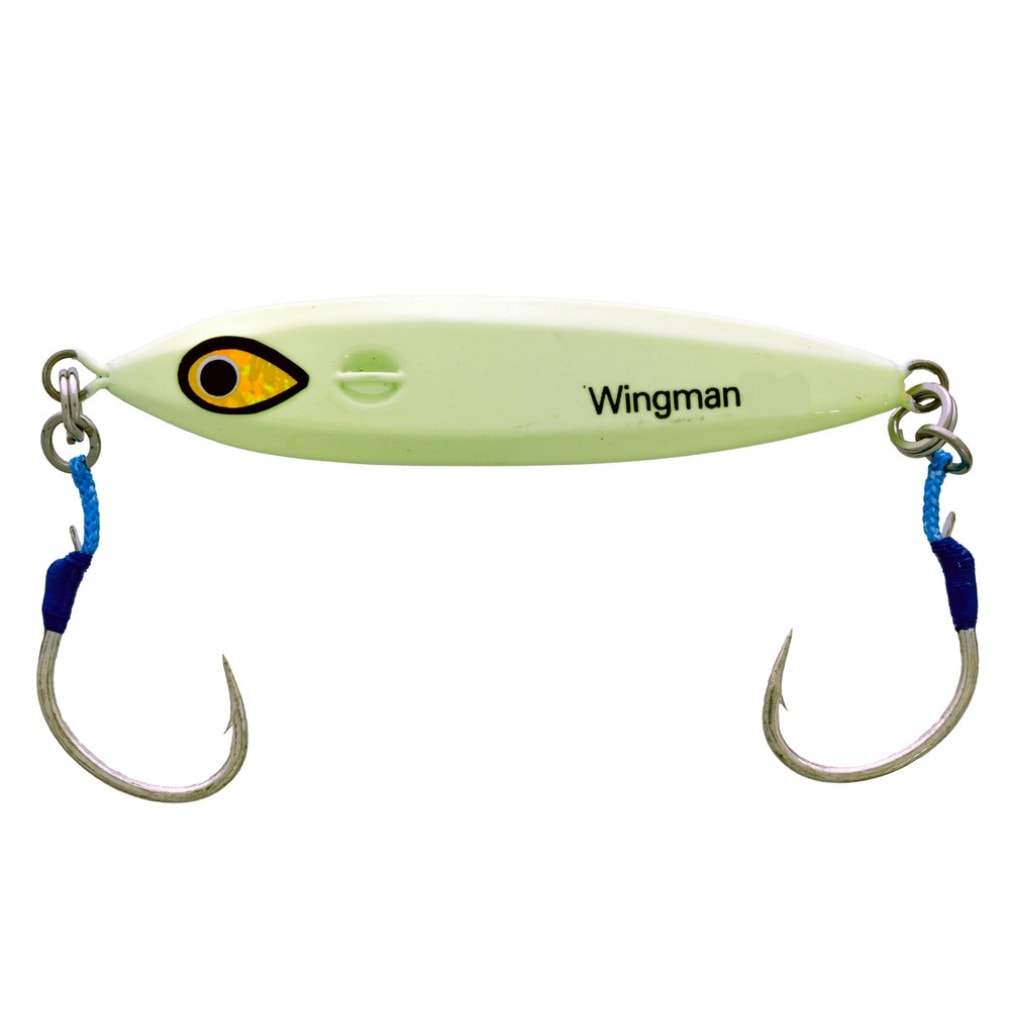 Mustad Wingman Slow Fall Jig Glow 150g/6Oz