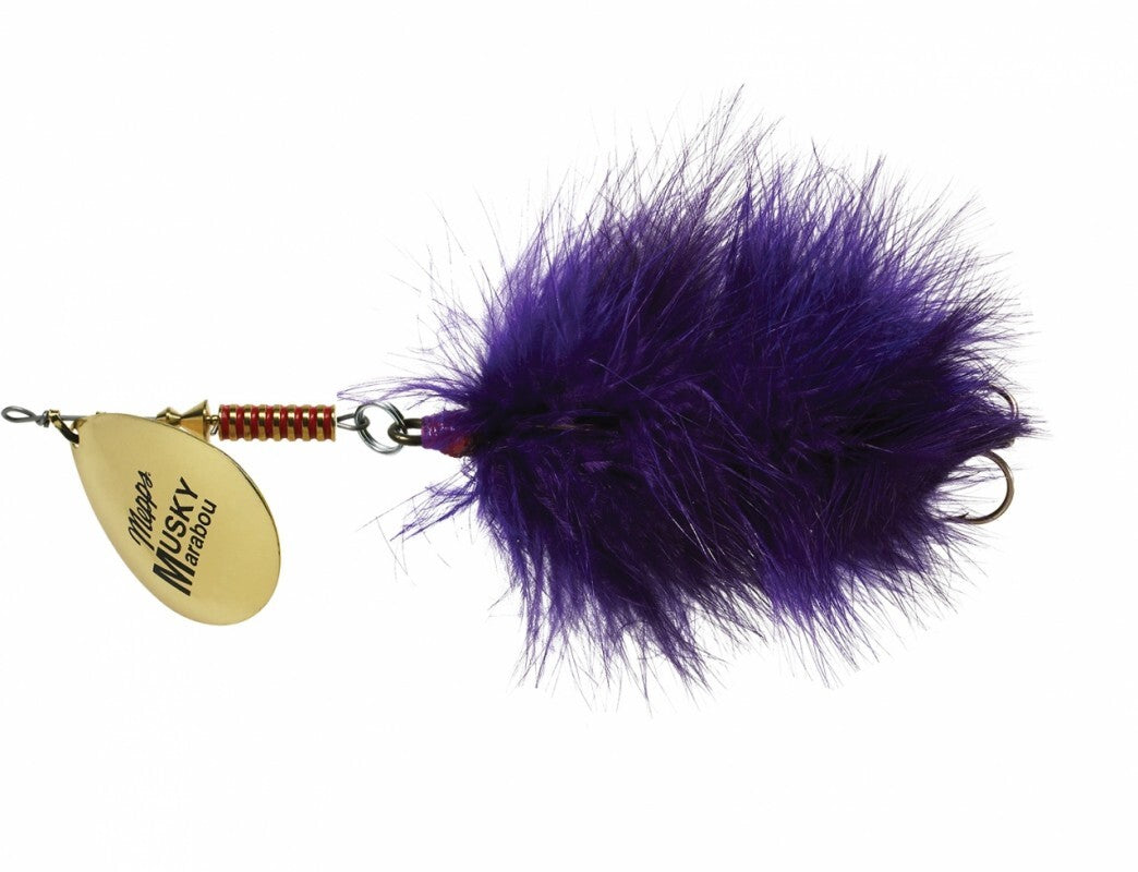 Mepps Musky Marabou, Gold/Purple