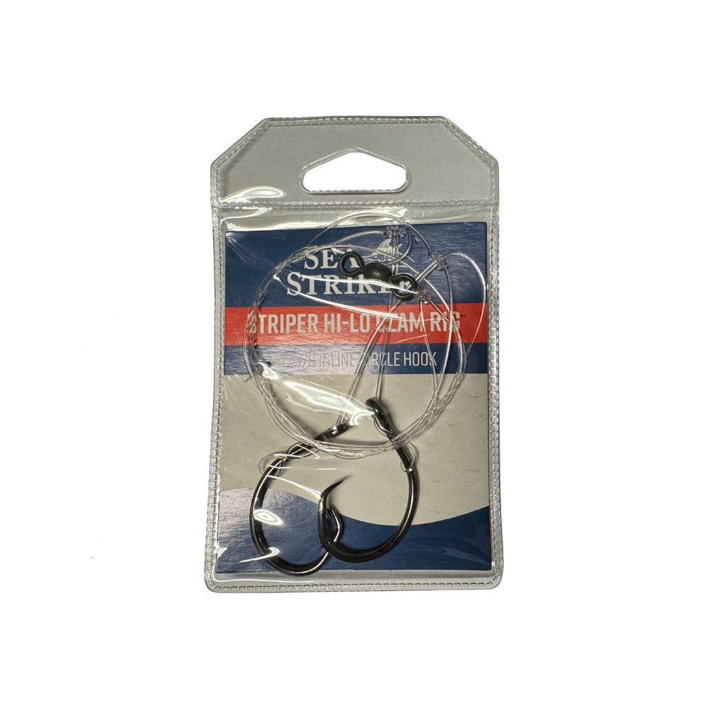 Sea Striker Striped Bass Hi-Lo Clam Rig 6/0 Inline Circle