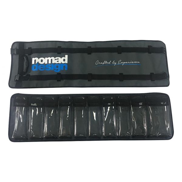 Nomad Design Lure Storage Roll (Assorted Sizes, Charcoal)