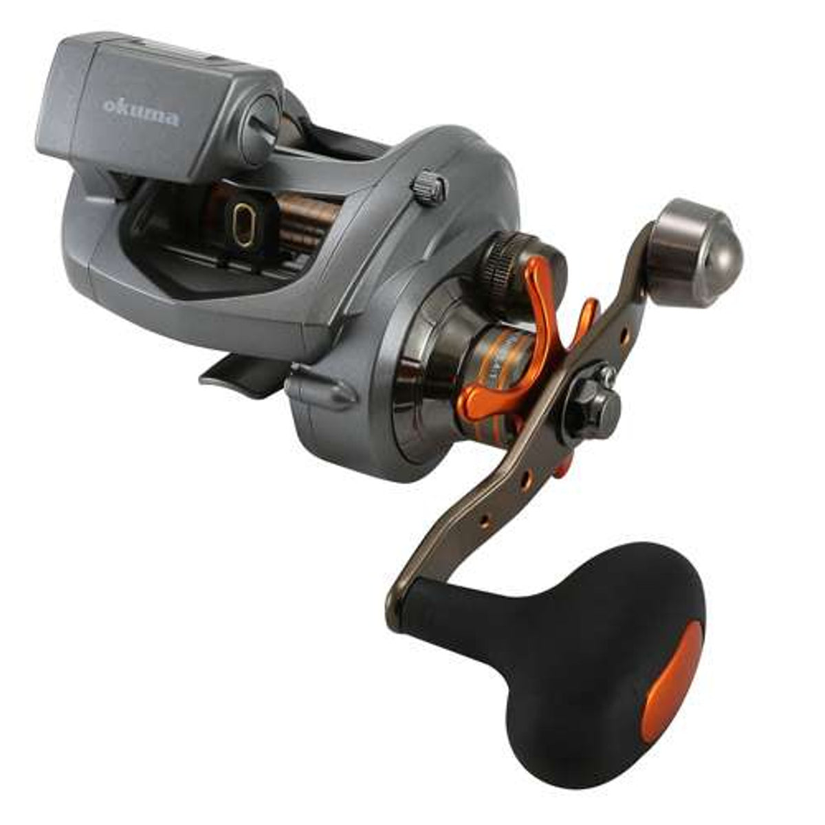 okuma 354dlx reel saltwater Okuma CW-354DLX Coldwater 350 Low Profile Line Counter Reel
