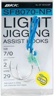 BKK Light Jigging Assist Hooks Size 4/0 3 Pack