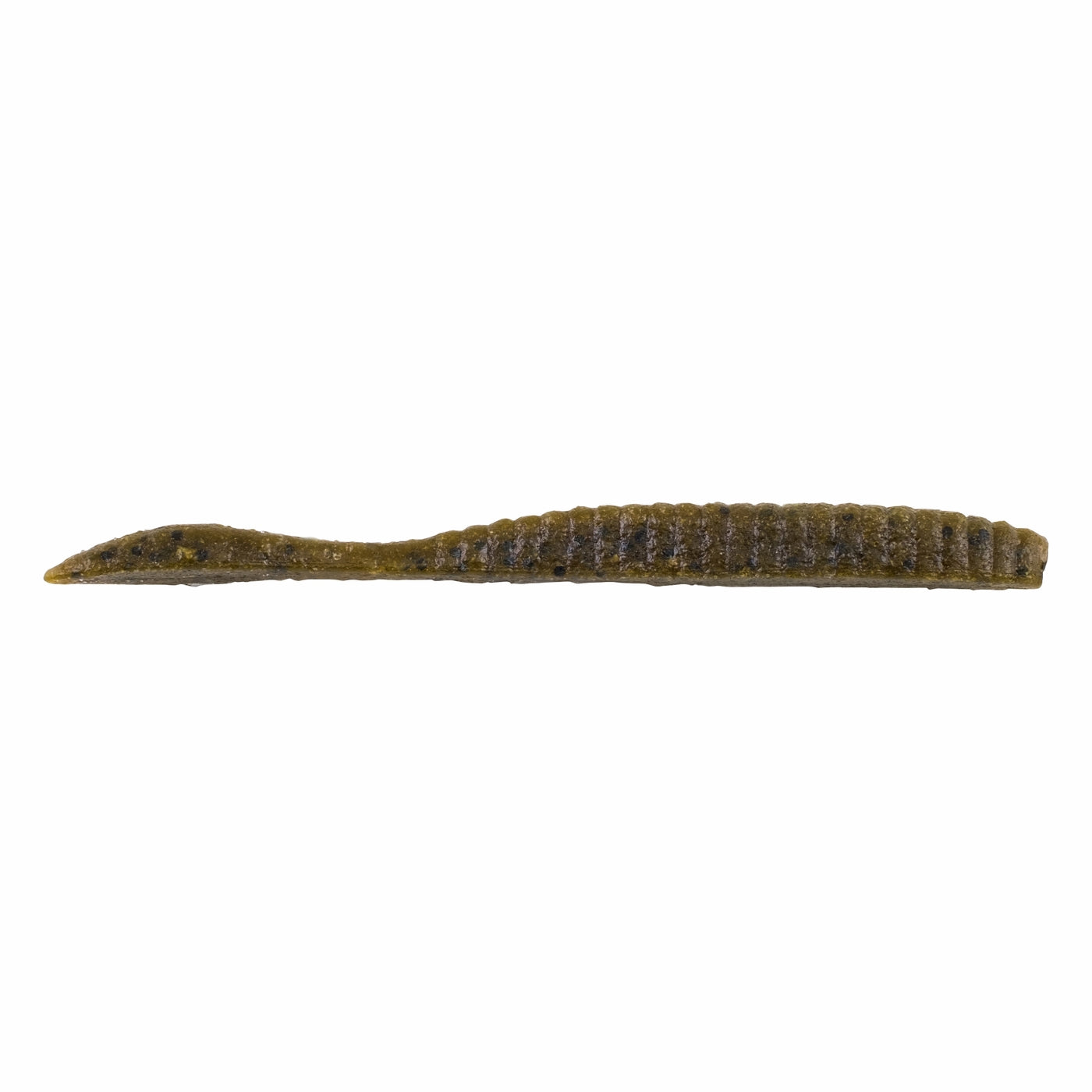 Berkley PowerBait® MaxScent Flat Worm Green Pumpkin 3.6"