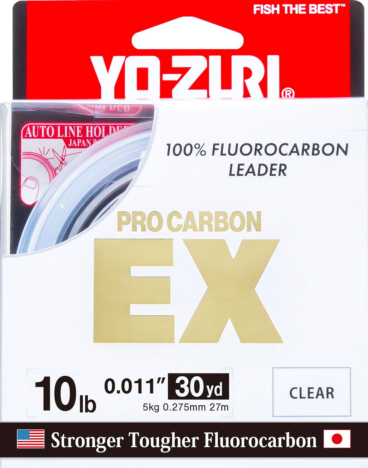 Yo-Zuri Pro Carbon Fluorocarbon Leader Clear 30yd
