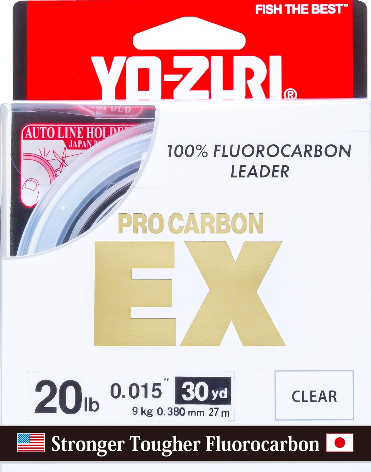 Yo-Zuri Pro Carbon Fluorocarbon Leader Clear 30yd