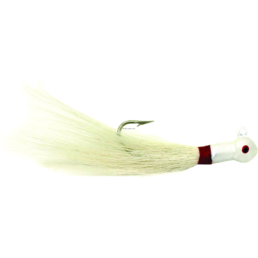 Sea Striker Popeye Bucktail Jig White 3/4 oz 6 pack