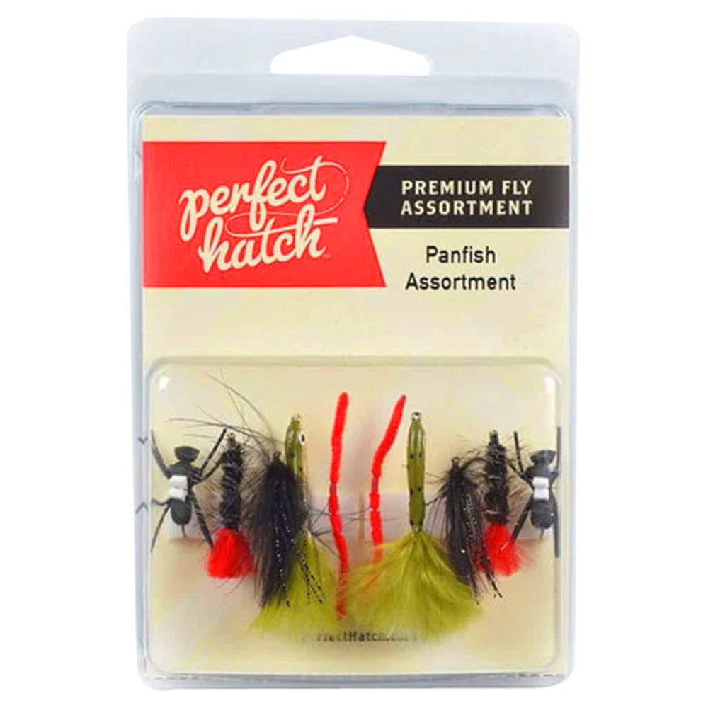 assorted fly fishing hooks Perfect Hatch Panfish Fly Fishing Assortment