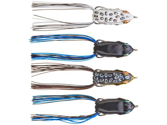 Booyah BPK4BYPC2-1 Junior Pad Crasher Eco System 2in 1/4oz Frog Shape Lures Set