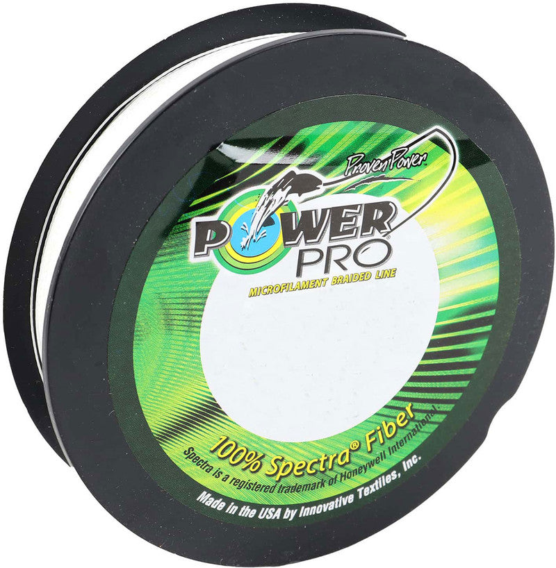 braided fishing line made in usa Power Pro Braided Line White / 300 Yards / 80 lb