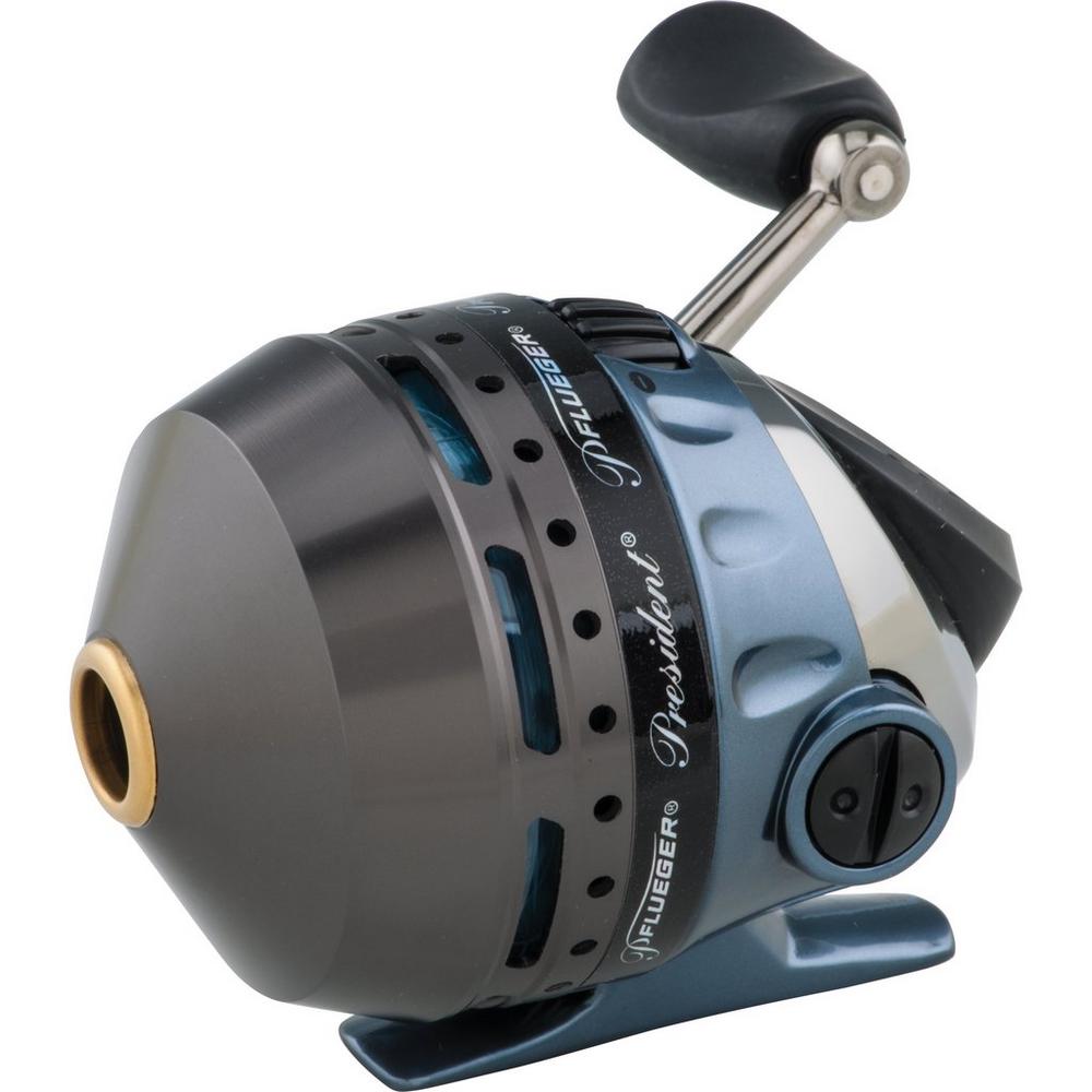 Pflueger PRES10SCB President Size 10 SpinCast Reel, 5 Brg. 3.8:1 Ratio