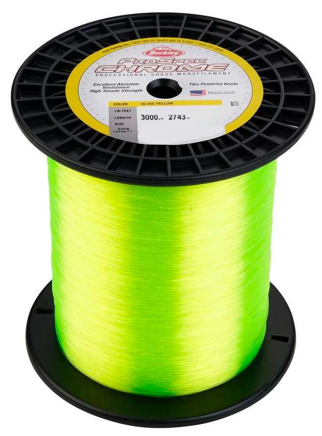 Berkley Pro Spec Chrome 30lb, 3000 Yards, Hi-Vis Yellow