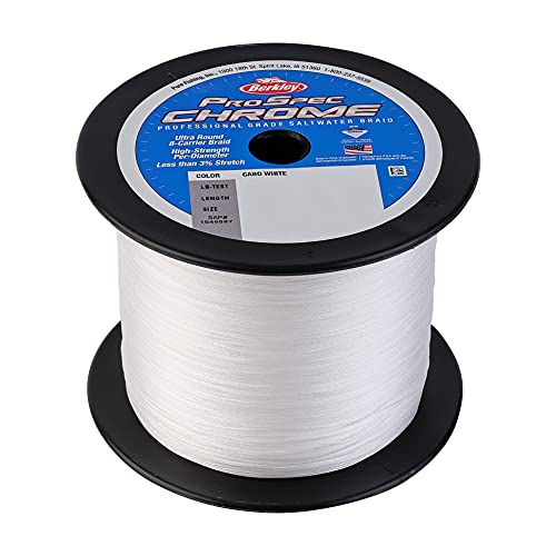 Berkley ProSpec Chrome Premium Saltwater Braid, Small Bulk 65