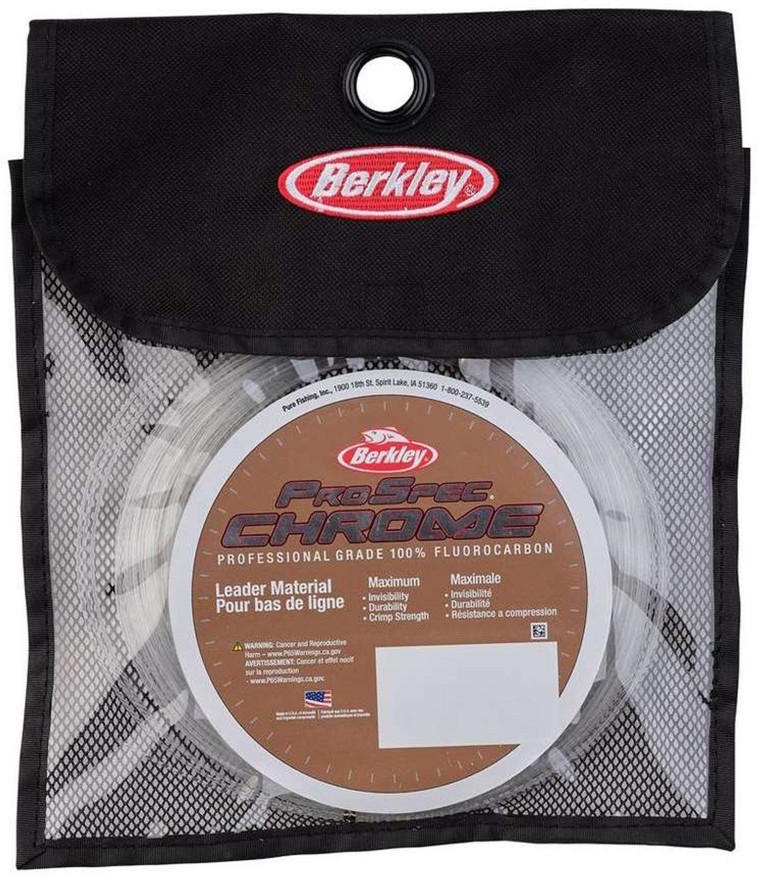 Berkley ProSpec Chrome 100% Fluoro Leader, 100lb 33yd