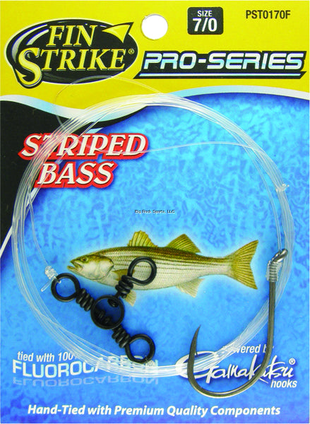 Fin Strike Pro Series Striped Bass Rig Octopus Hk 7/0