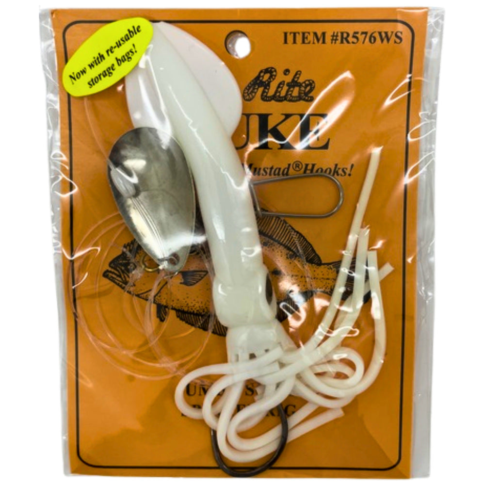 Tide Rite Doormat Fluke Rig, Samsu Hook, Jumbo Squid