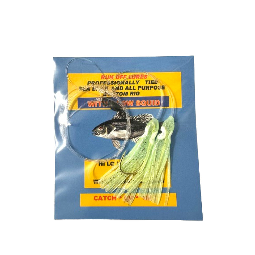 Run Off Lures Hi/Lo Seabass Squid Rigs