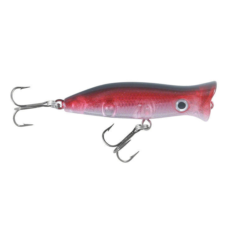 Halco Roosta Popper 60 Casting Lure, #R45 Hot Blooded, 2 3/8", 1/4oz