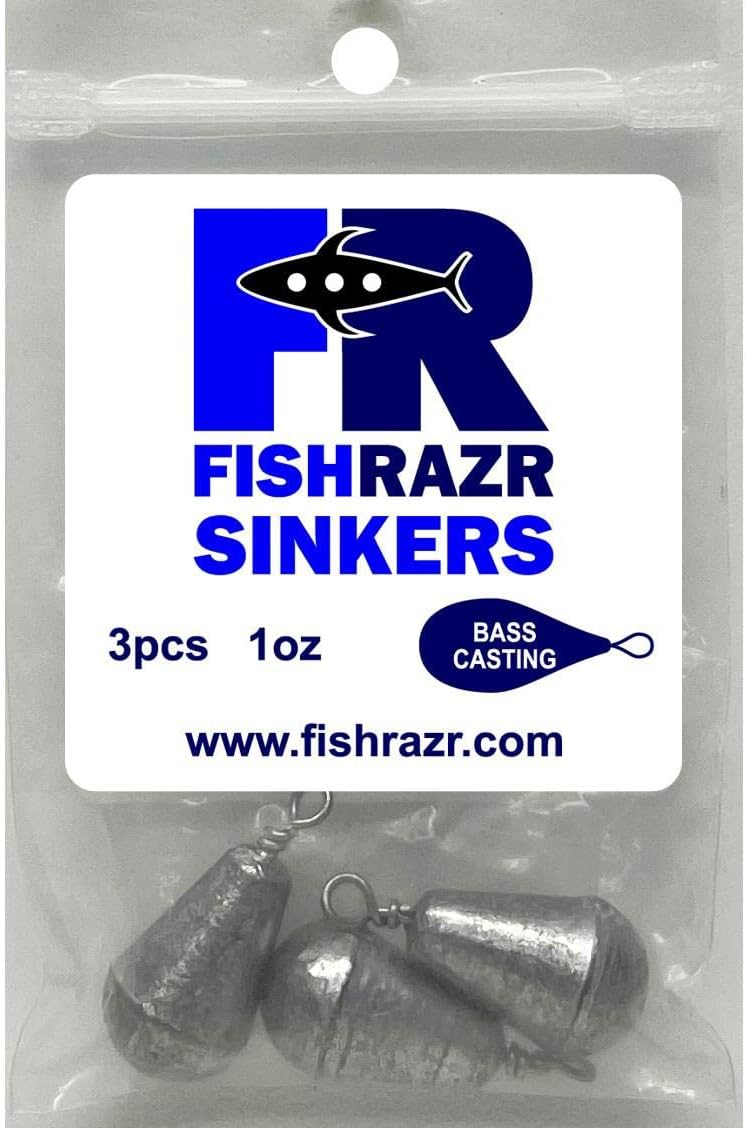Fish Razr RS32 Bass Casting Sinkers, 3/8oz, 5pk