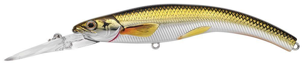 Live Target Koppers RS Banana Bait RS  3 5/8"DD Gold Black Lure RSB91D208