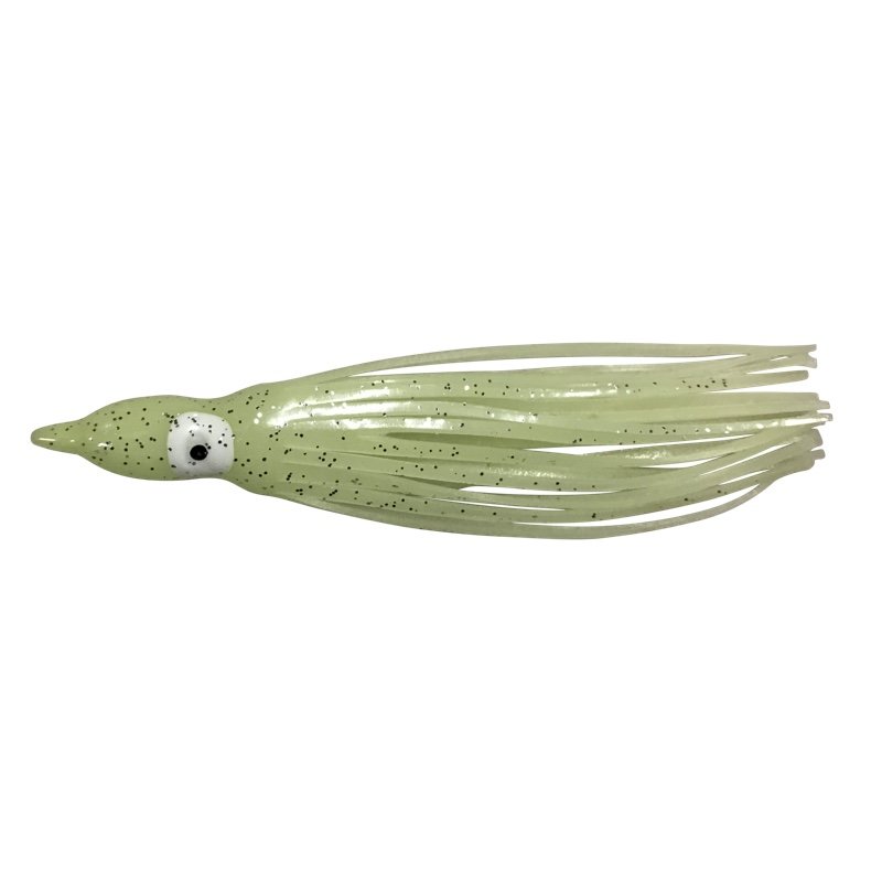 Run Off Lures Super Glow Squid Skirt (6pk, Assorted Colors)