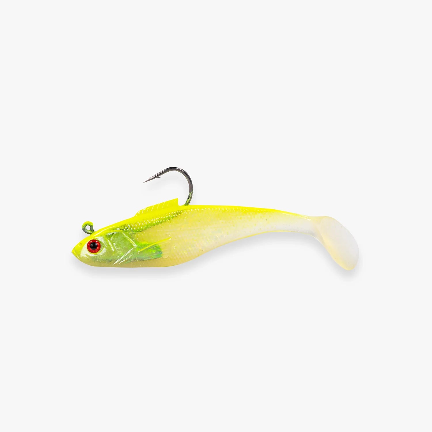 Tsunami Shad Bodies 8" Soft Plastic Bulk Pack, 25pk, Limetreuse