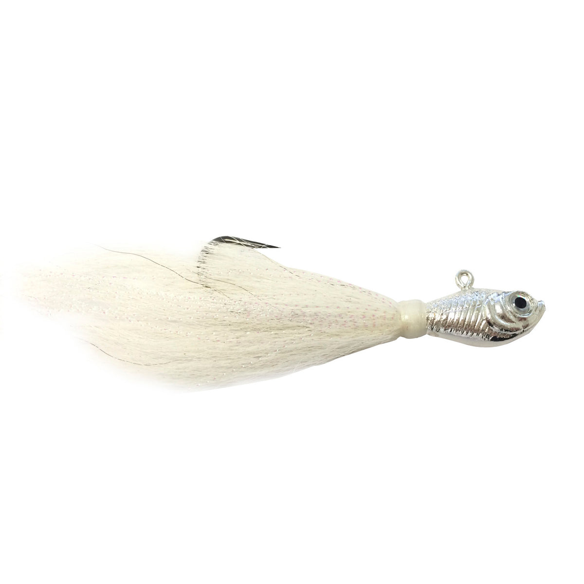 Spro Prime Bucktail Jigs Fluke (1/4oz - 8oz, Chart/Pink/Green/White)