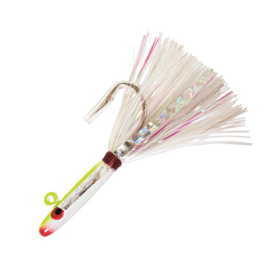 3 32 flick it head fishing lure Tsunami Glass Minnow Fluke/Flounder Jigs -Original & Round Bend
